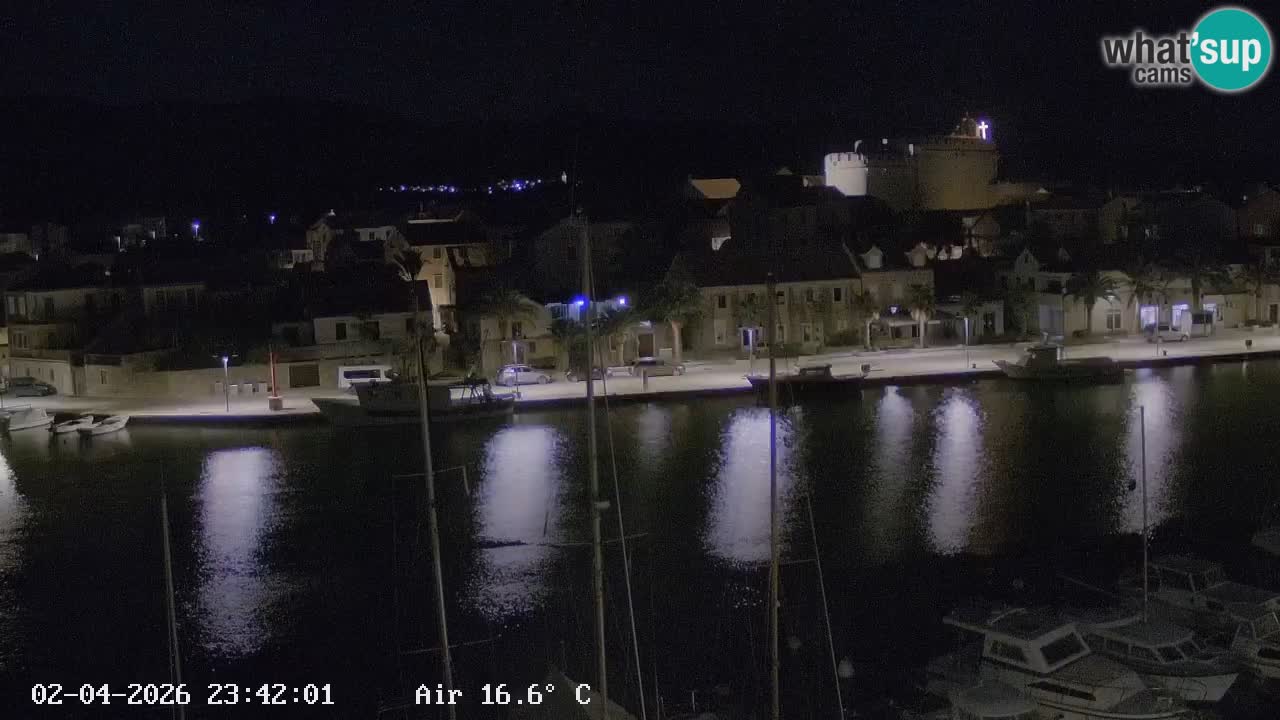 Webcam Vrboska marina | Hvar Insel | Dalmatien