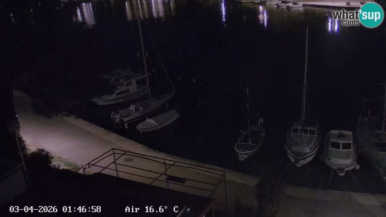 Livecam Hvar Vrboska marina | Île de Hvar | Dalmatia