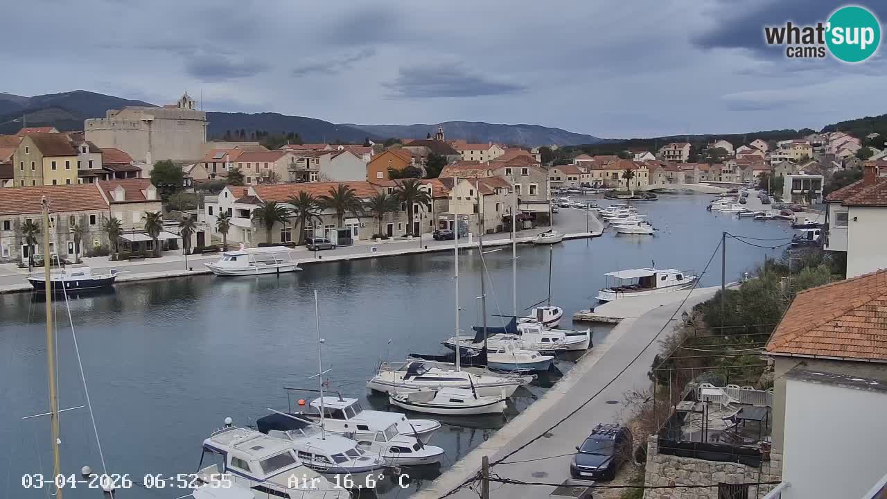 Webcam Vrboska marina | Hvar Insel | Dalmatien