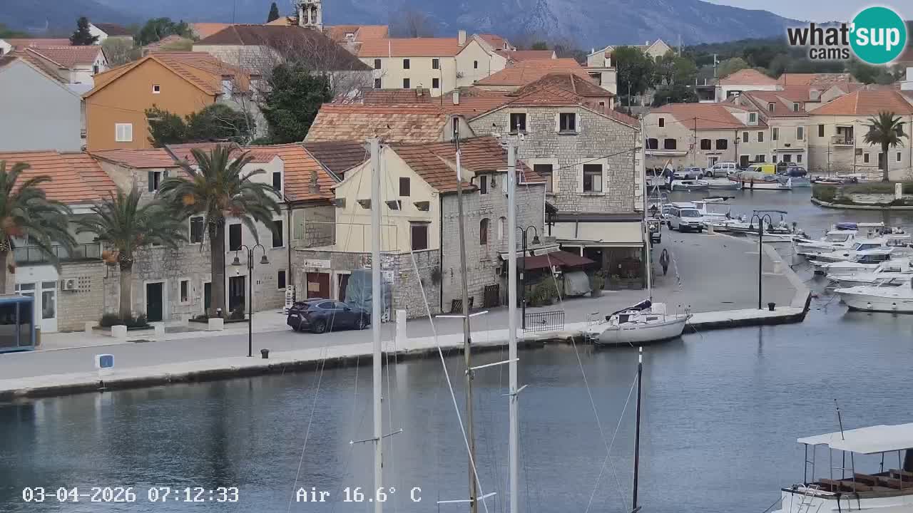 Livecam Vrboska marina | Hvar island | Dalmatia