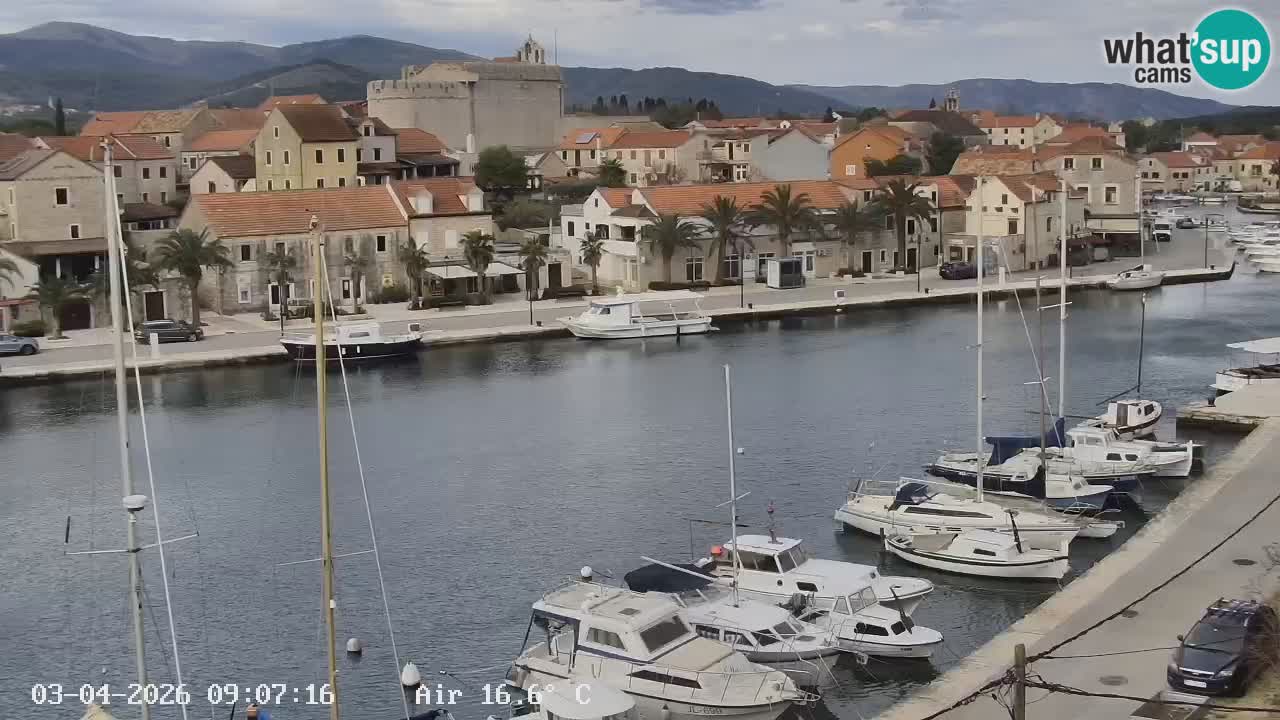 Livecam Vrboska marina | Hvar island | Dalmatia