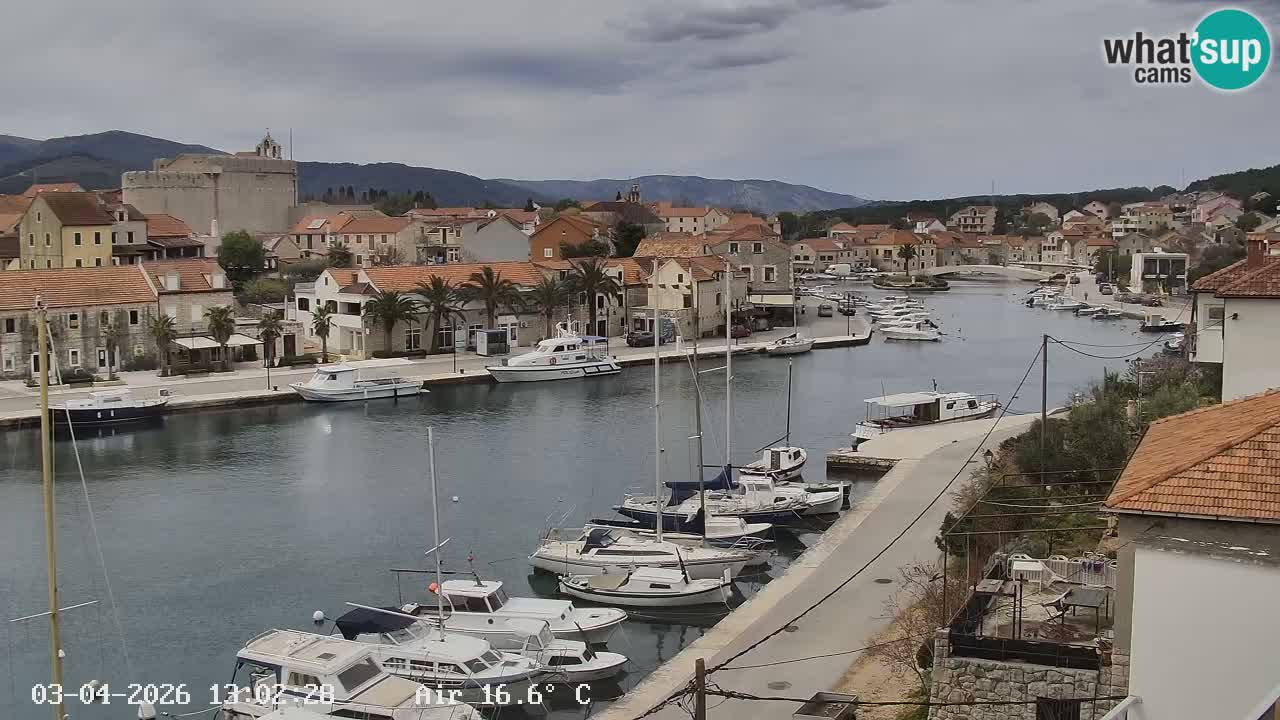 Webcam Hvar Vrboska marina | Dalmazia