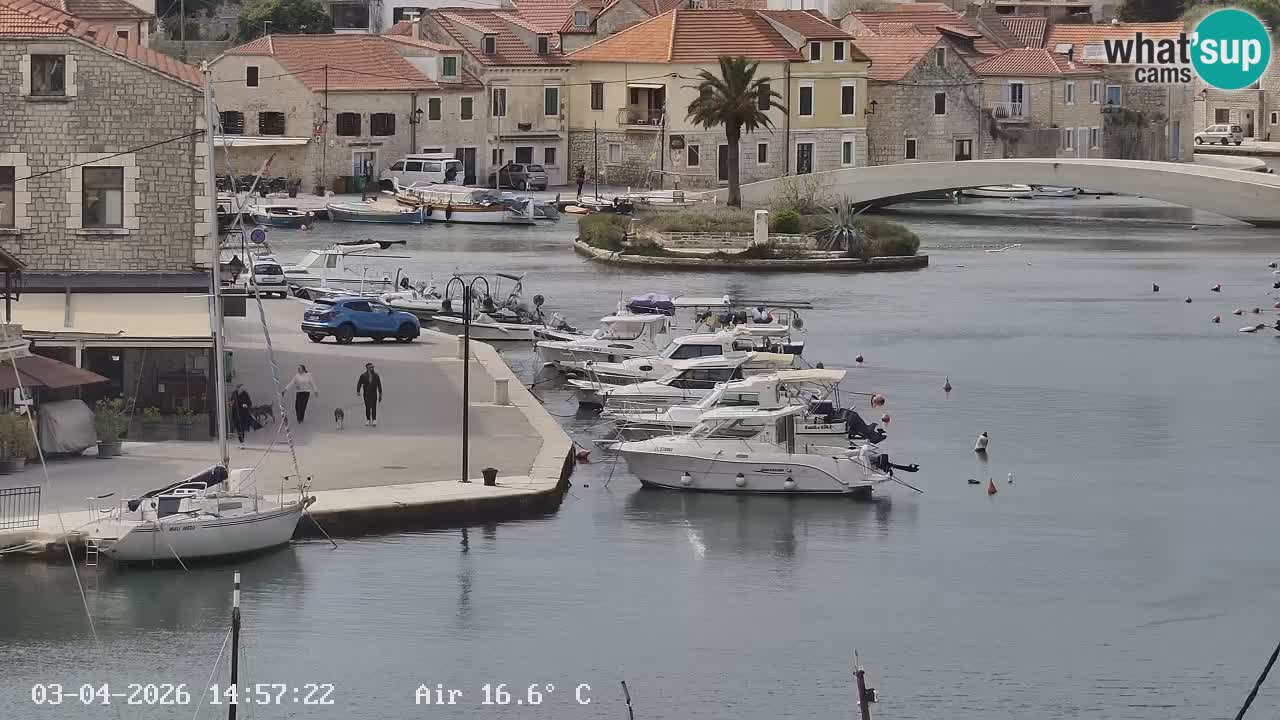 Webcam Vrboska marina | Hvar Insel | Dalmatien
