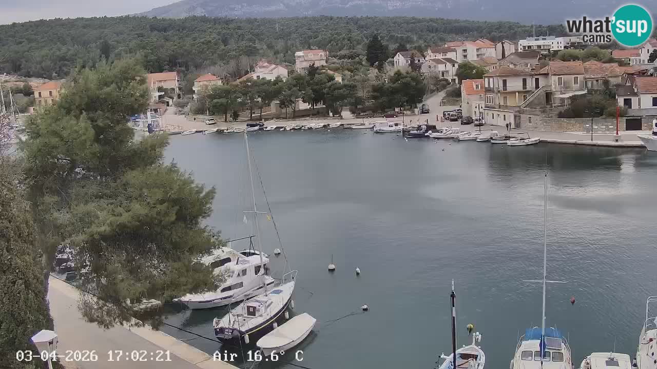 Webcam Hvar Vrboska marina | Dalmazia