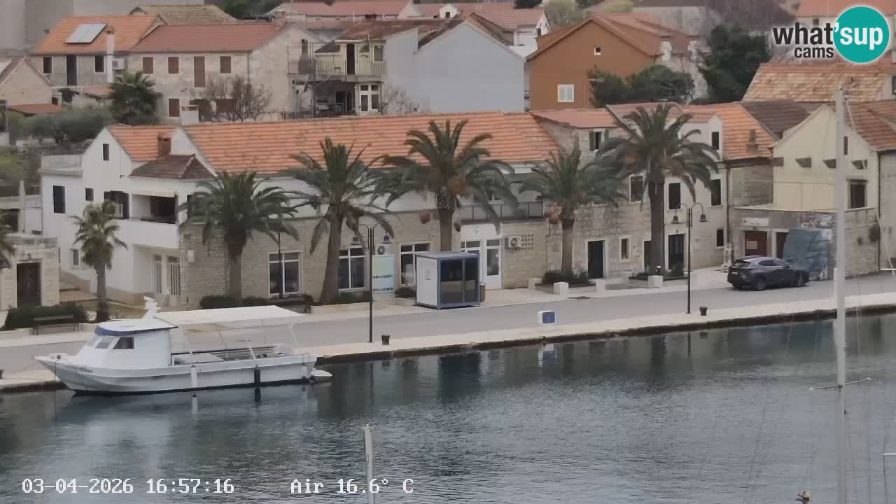 Webcam Vrboska marina | Hvar Insel | Dalmatien