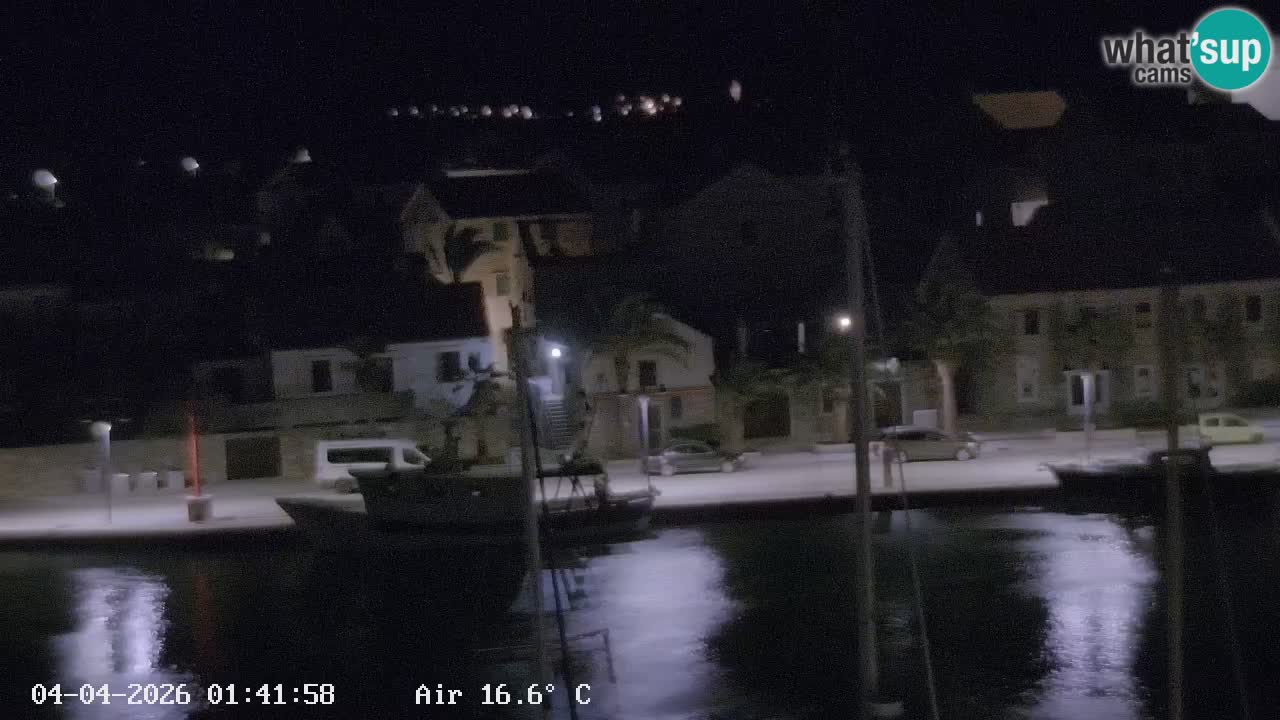 Livecam Hvar Vrboska marina | Île de Hvar | Dalmatia