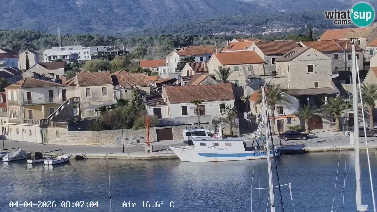 Livecam Vrboska marina | Hvar island | Dalmatia