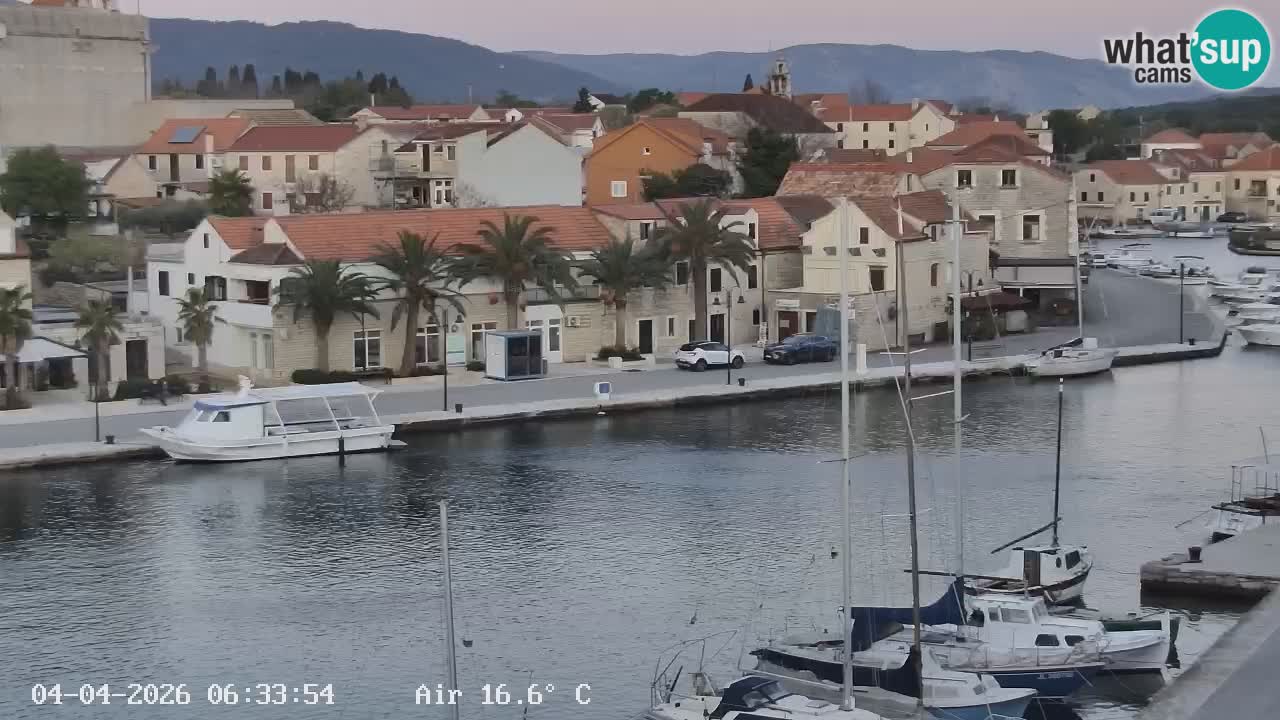 Livecam Hvar Vrboska marina | Île de Hvar | Dalmatia