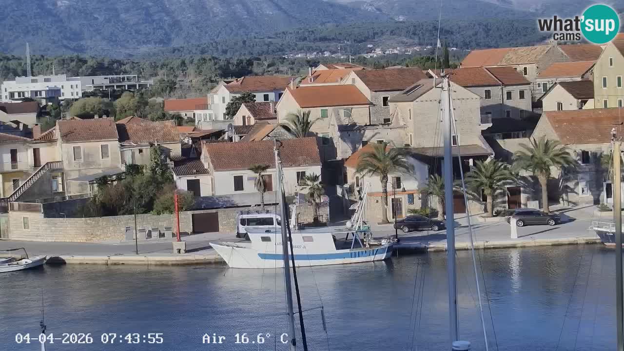 Livecam Vrboska marina | Hvar island | Dalmatia