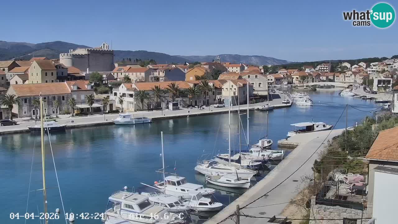 Livecam Hvar Vrboska marina | Île de Hvar | Dalmatia