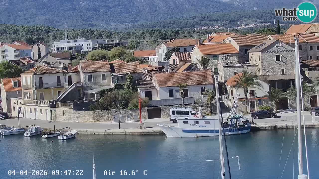 Livecam Vrboska marina | Hvar island | Dalmatia