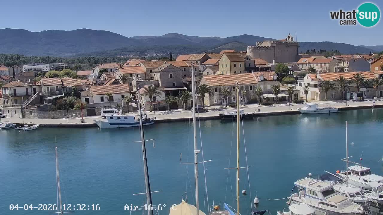 Webcam Hvar Vrboska marina | Dalmazia
