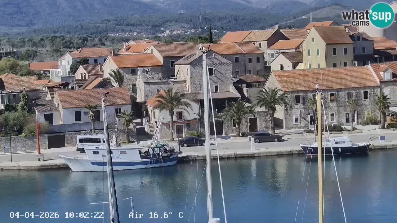 Web kamera Hvar Vrboska marina | otok Hvar | Dalmacija