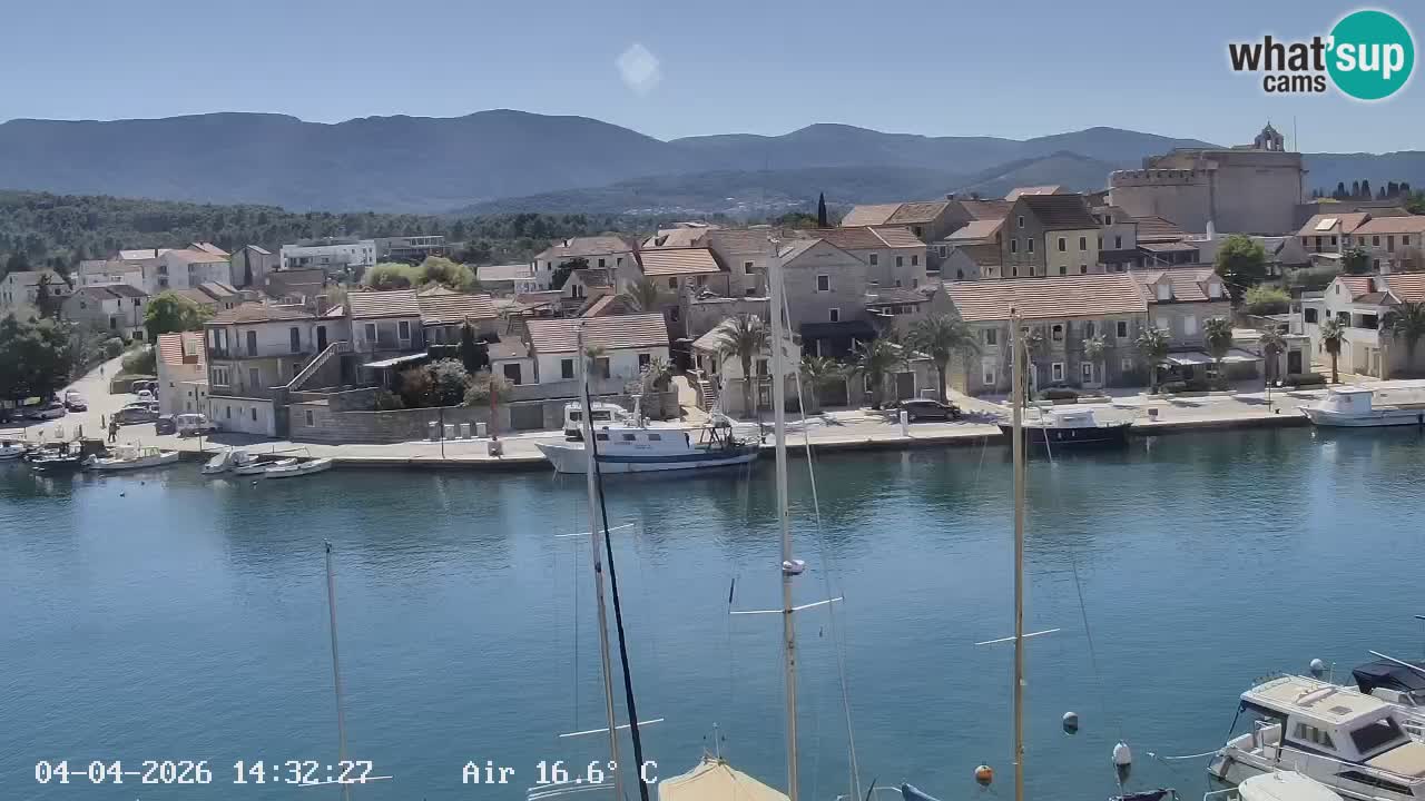 Webcam Hvar Vrboska marina | Dalmazia