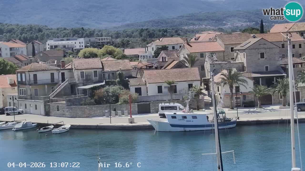 Livecam Vrboska marina | Hvar island | Dalmatia