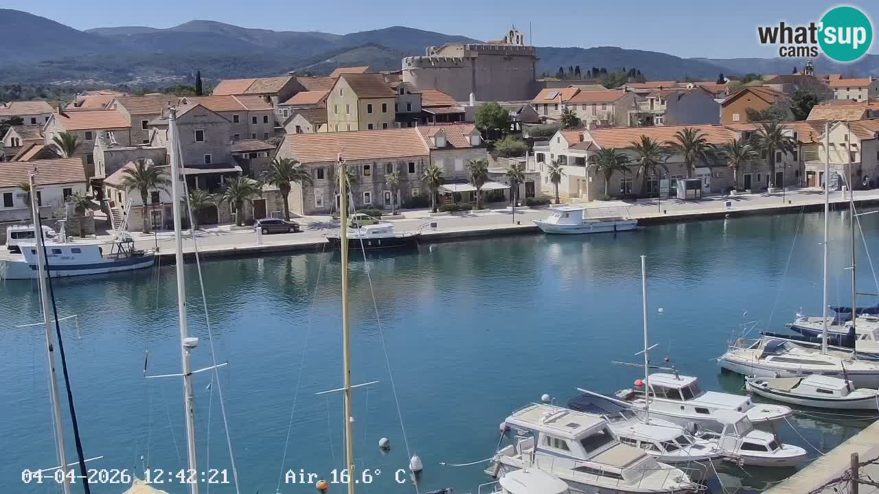 Webcam Vrboska marina | Hvar Insel | Dalmatien