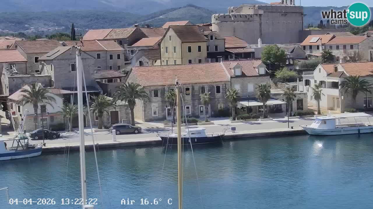 Webcam Vrboska marina | Hvar Insel | Dalmatien
