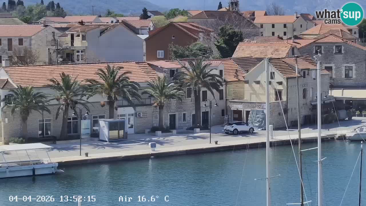 Livecam Vrboska marina | Hvar island | Dalmatia