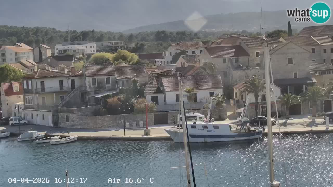 Webcam Vrboska marina | Hvar Insel | Dalmatien