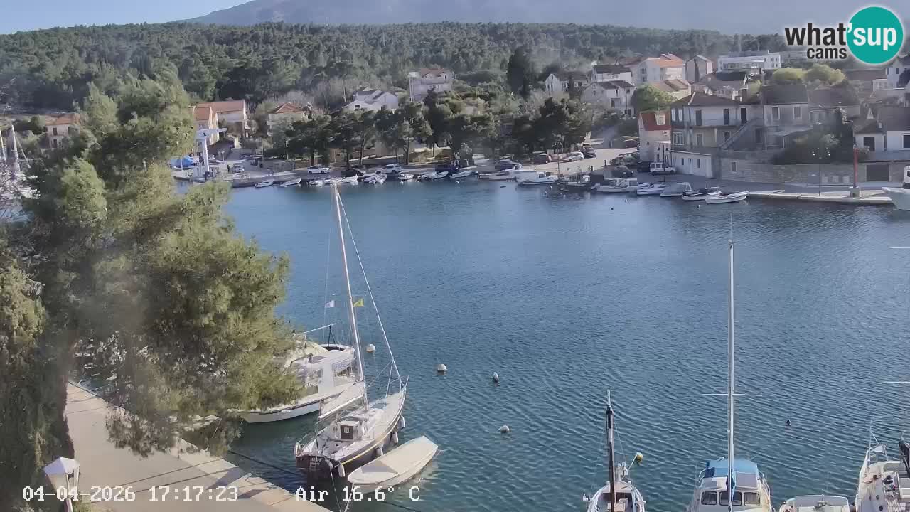 Webcam Vrboska marina | Hvar Insel | Dalmatien
