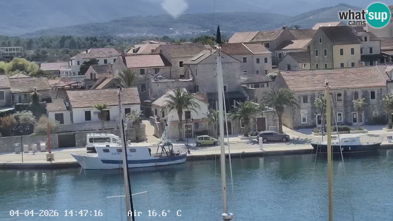 Webcam Vrboska marina | Hvar Insel | Dalmatien