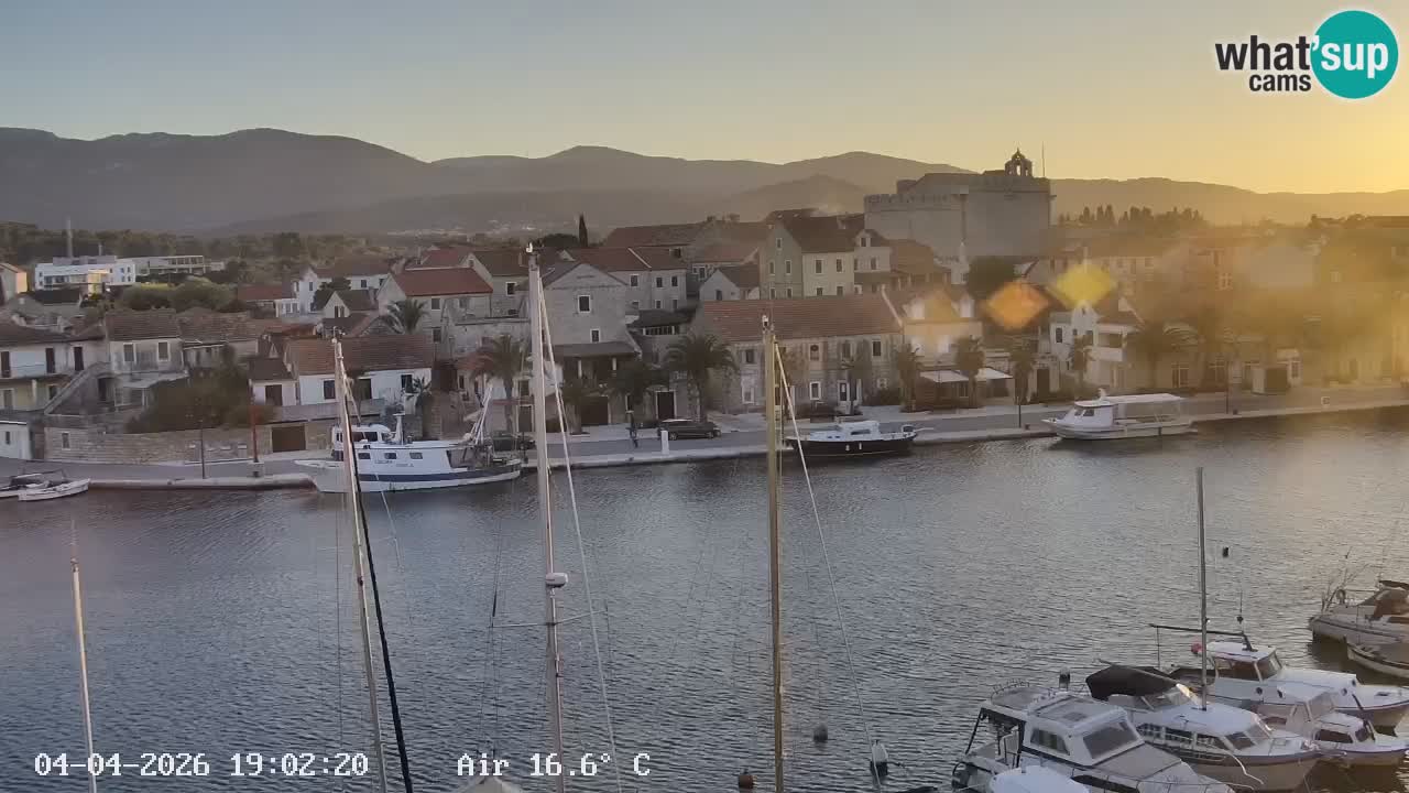 Livecam Hvar Vrboska marina | Île de Hvar | Dalmatia