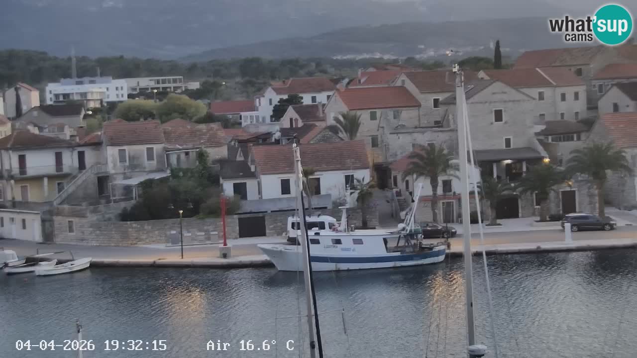 Webcam Vrboska marina | Hvar Insel | Dalmatien