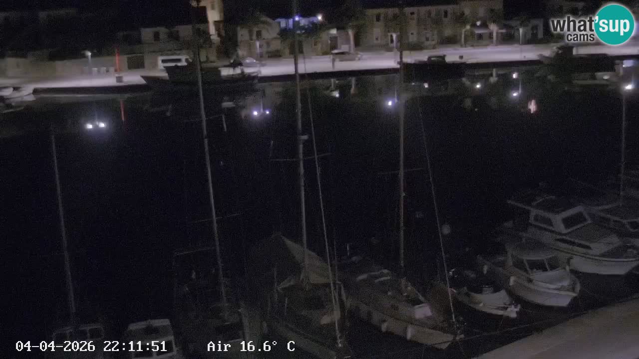 Livecam Hvar Vrboska marina | Île de Hvar | Dalmatia