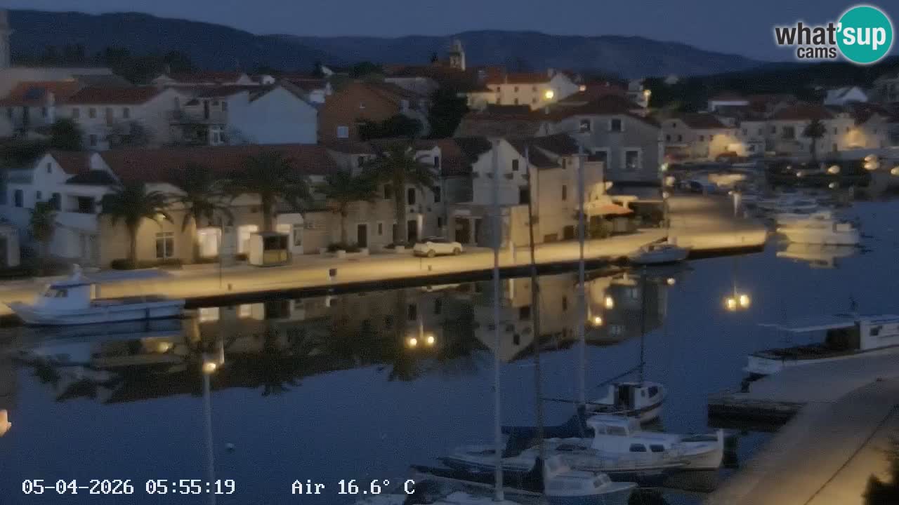 Livecam Hvar Vrboska marina | Île de Hvar | Dalmatia