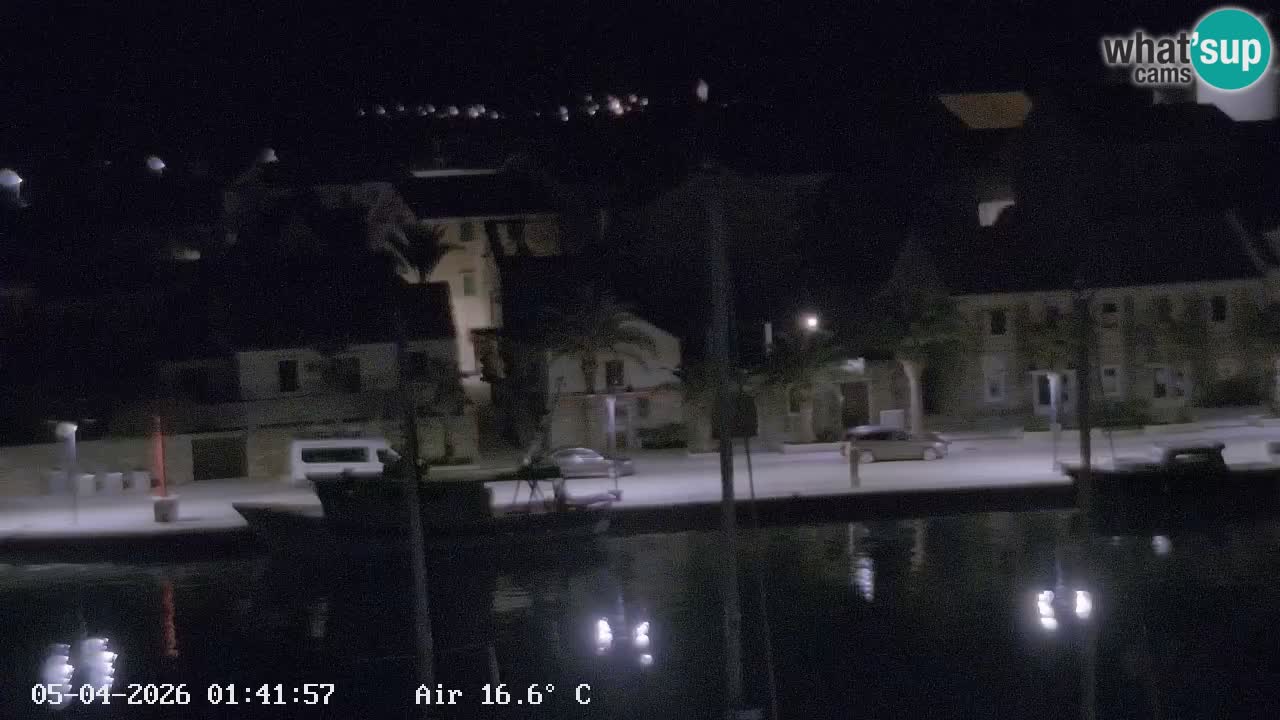Webcam Vrboska marina | Hvar Insel | Dalmatien
