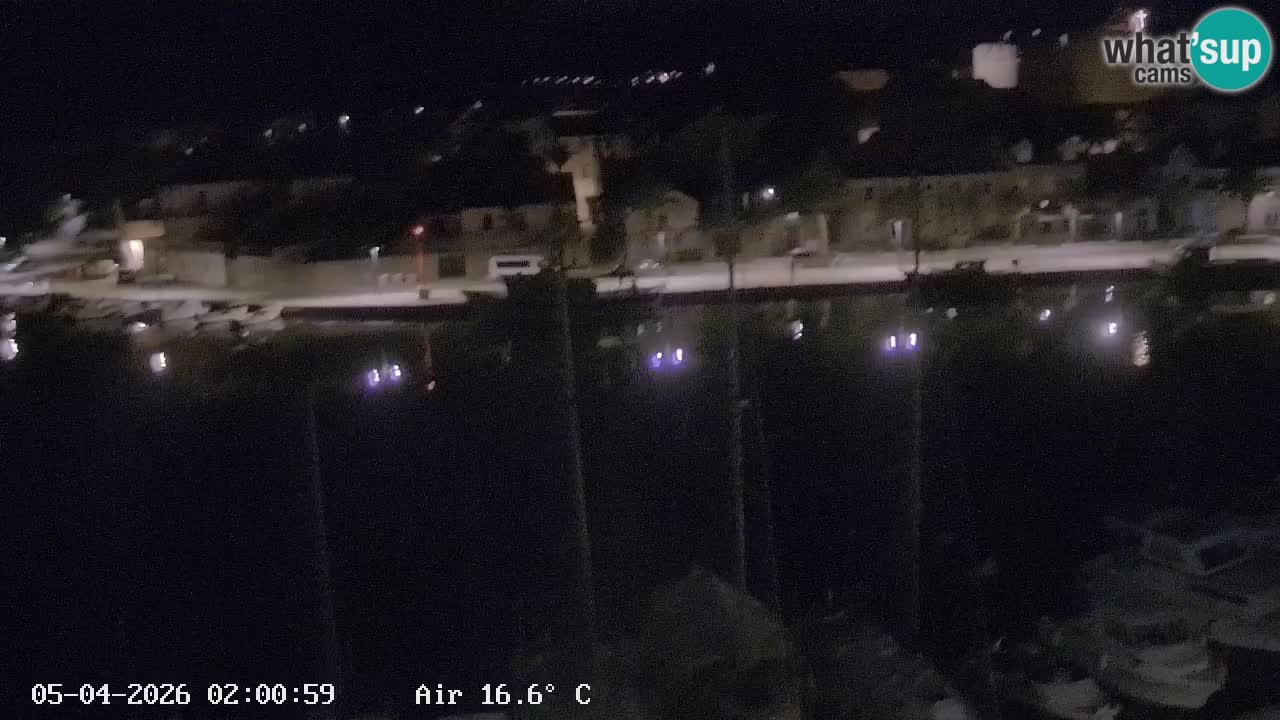 Webcam Vrboska marina | Hvar Insel | Dalmatien