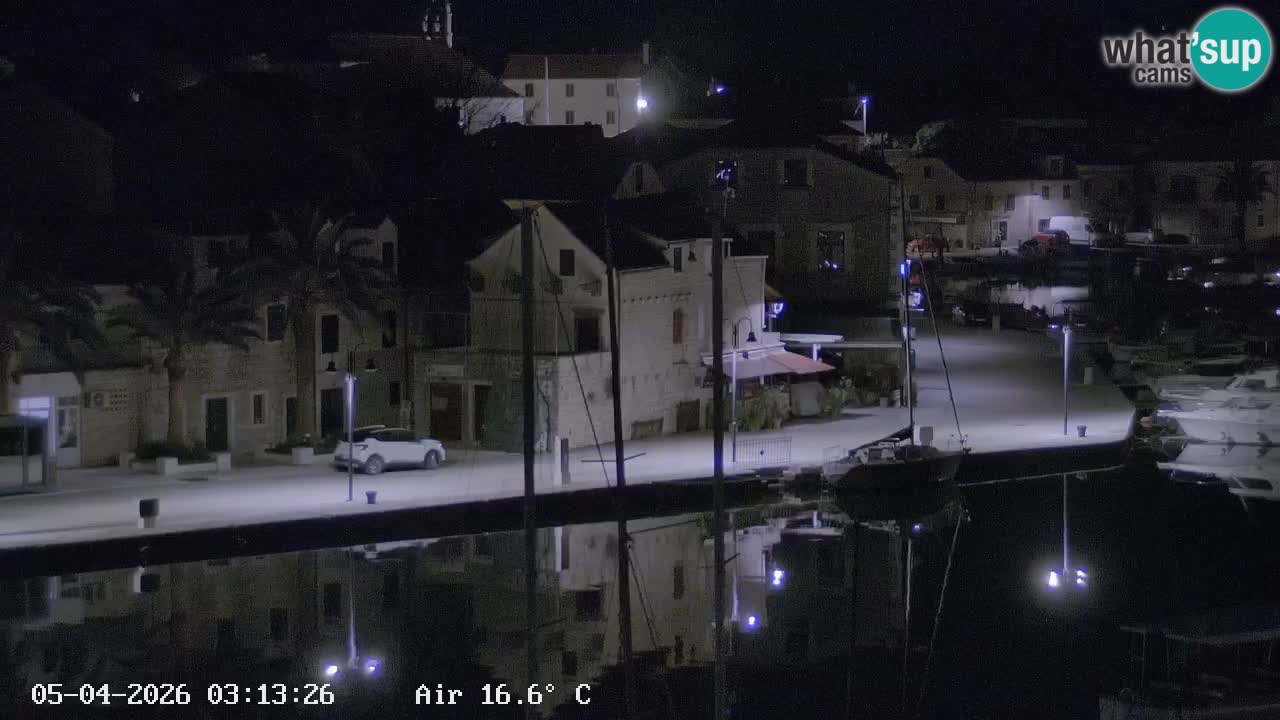 Livecam Hvar Vrboska marina | Île de Hvar | Dalmatia
