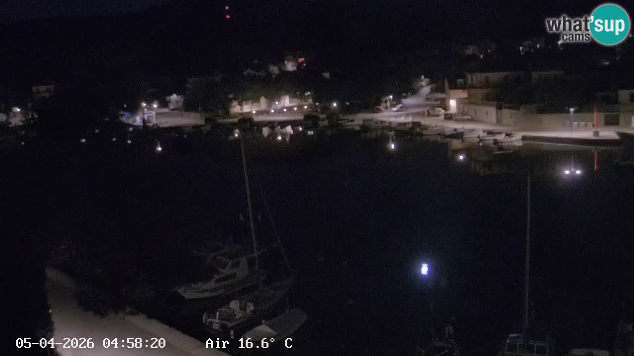 Webcam Vrboska marina | Hvar Insel | Dalmatien