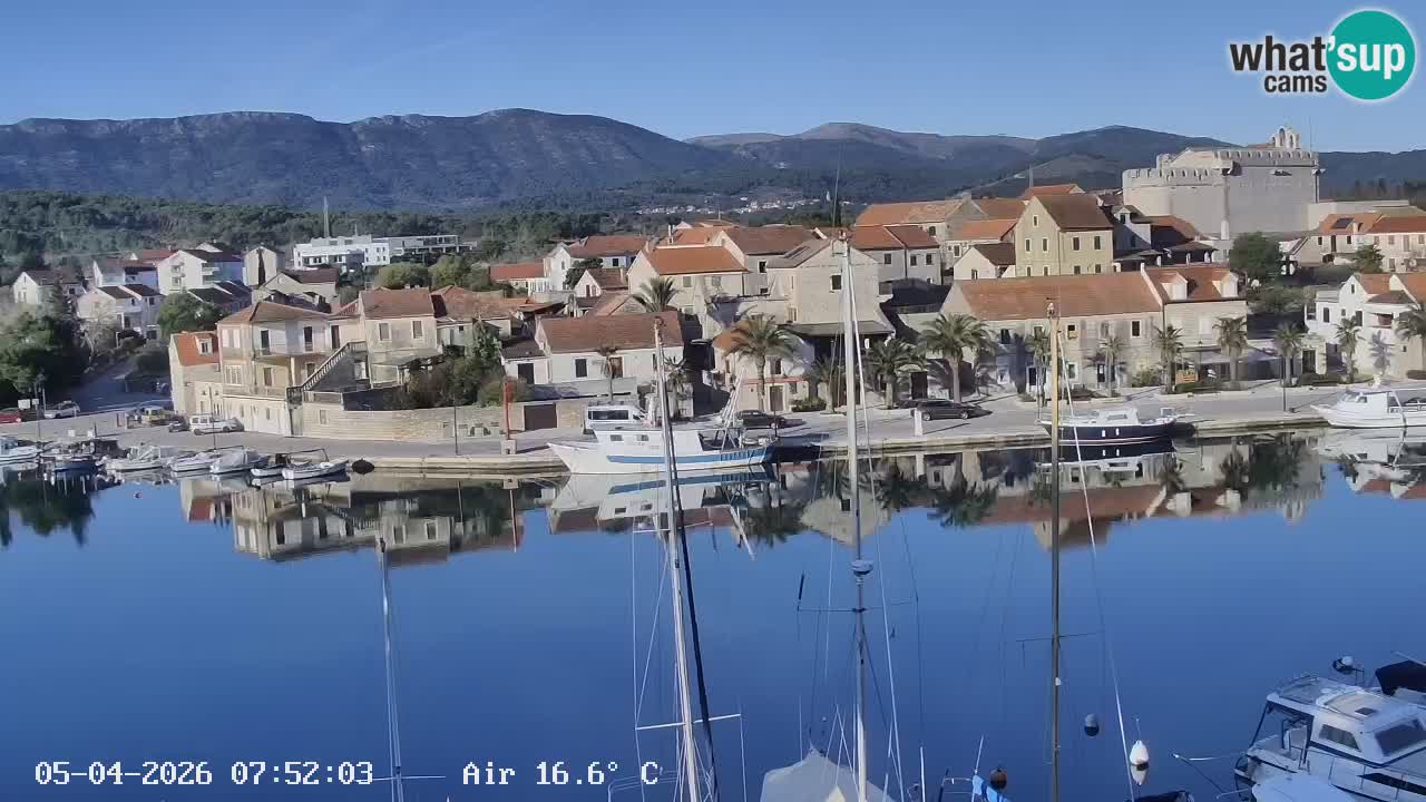 Webcam Vrboska marina | Hvar Insel | Dalmatien