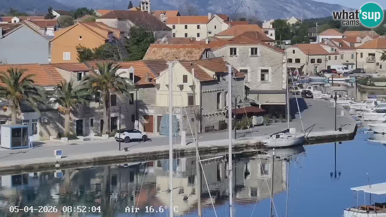 Webcam Vrboska marina | Hvar Insel | Dalmatien