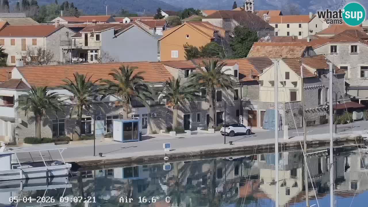 Livecam Hvar Vrboska marina | Île de Hvar | Dalmatia