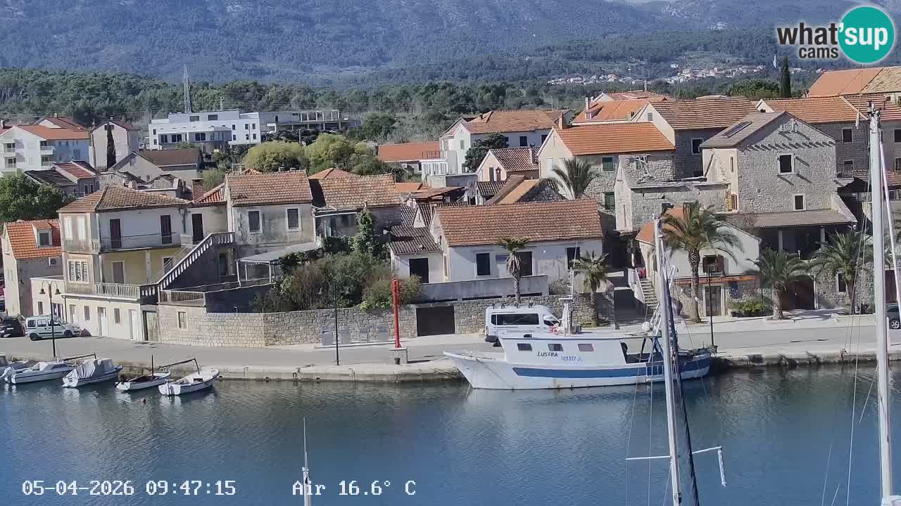 Livecam Hvar Vrboska marina | Île de Hvar | Dalmatia