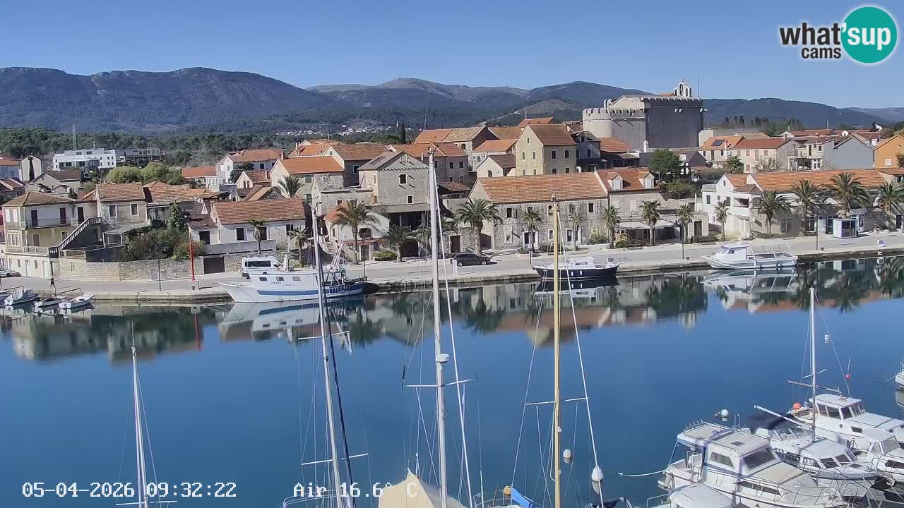 Webcam Vrboska marina | Hvar Insel | Dalmatien
