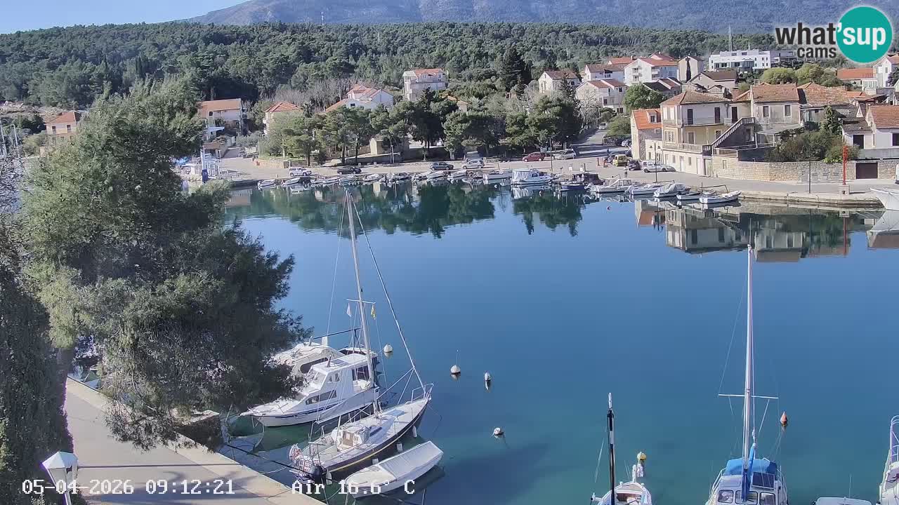 Webcam Vrboska marina | Hvar Insel | Dalmatien