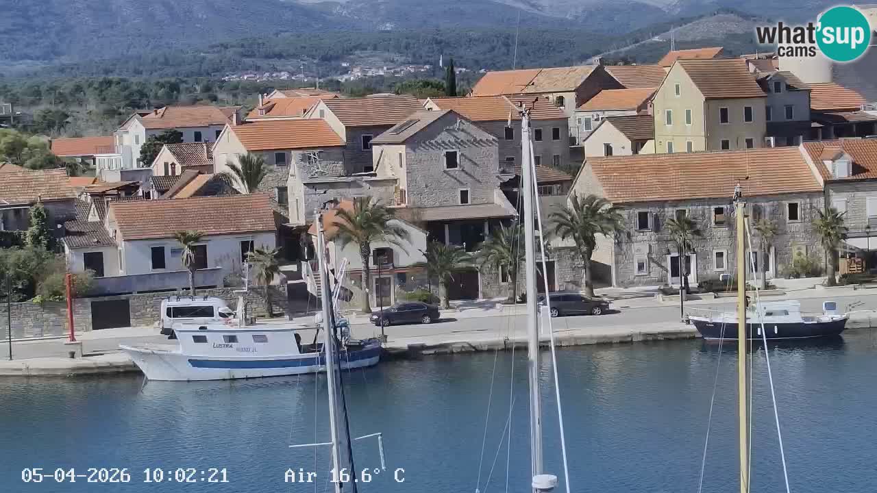 Livecam Hvar Vrboska marina | Île de Hvar | Dalmatia
