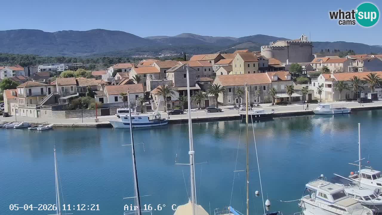 Webcam Vrboska marina | Hvar Insel | Dalmatien