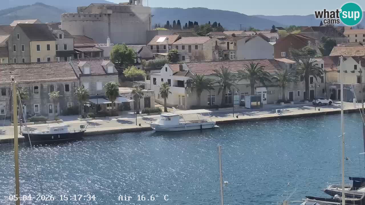 Livecam Hvar Vrboska marina | Île de Hvar | Dalmatia
