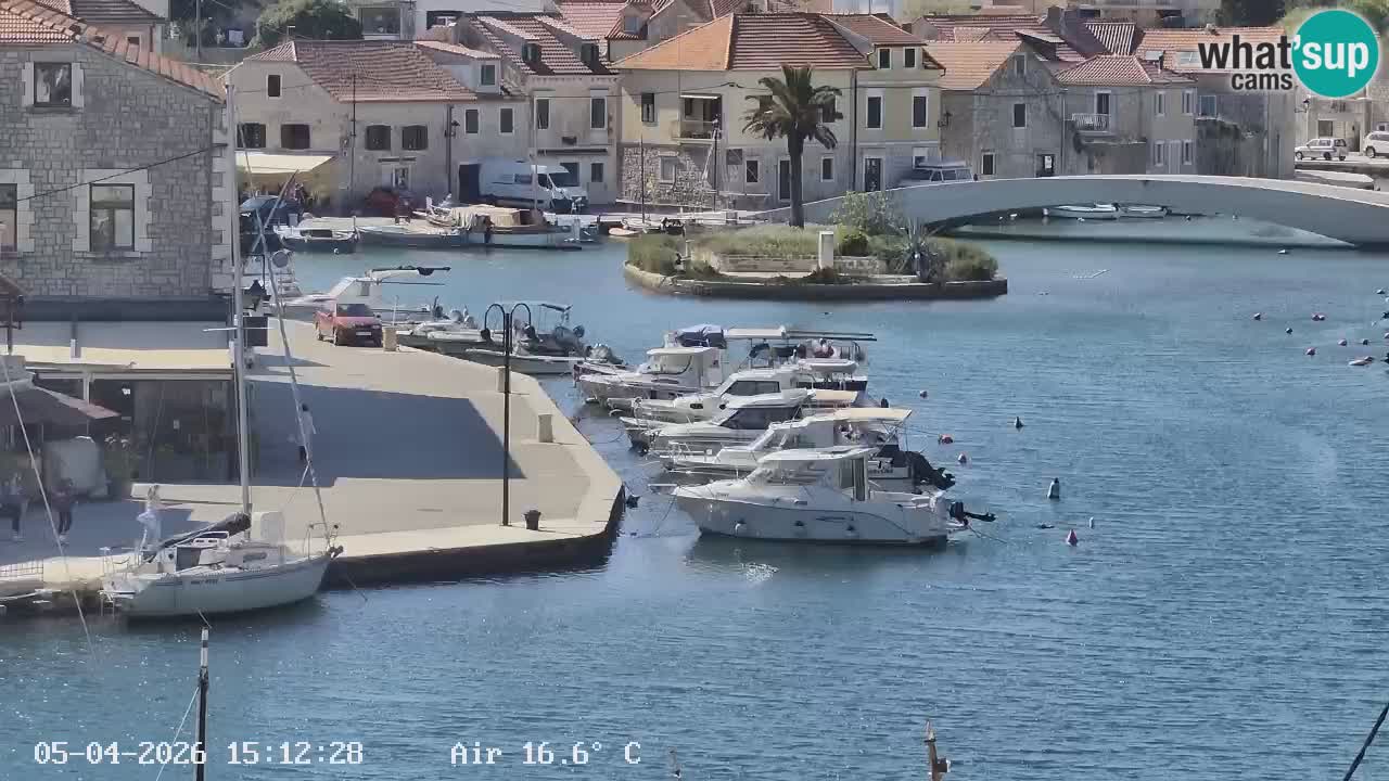 Livecam Vrboska marina | Hvar island | Dalmatia