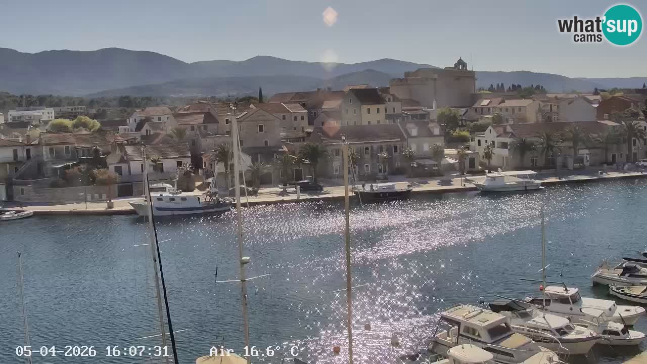 Webcam Hvar Vrboska marina | Dalmazia