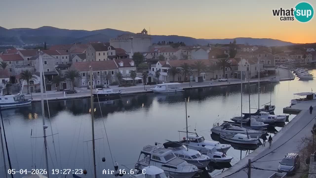Webcam Vrboska marina | Hvar Insel | Dalmatien