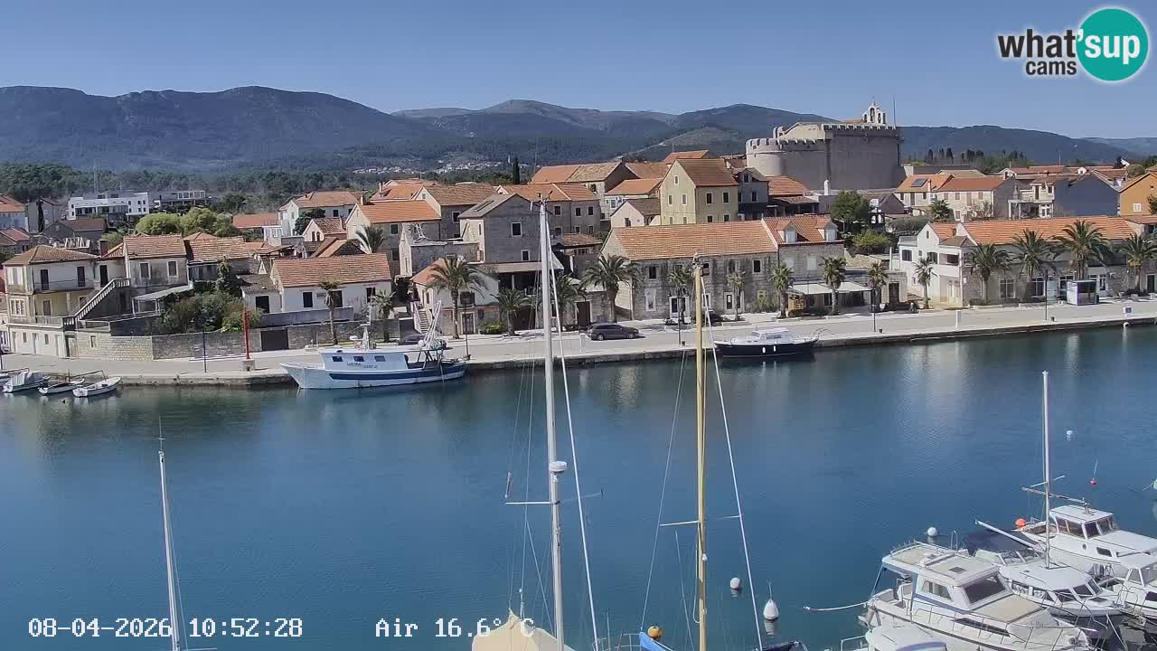 Livecam Vrboska marina | Hvar island | Dalmatia