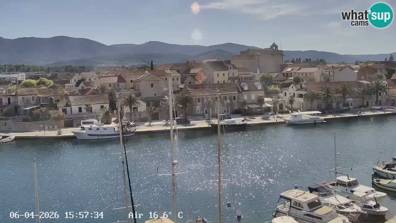Livecam Vrboska marina | Hvar island | Dalmatia