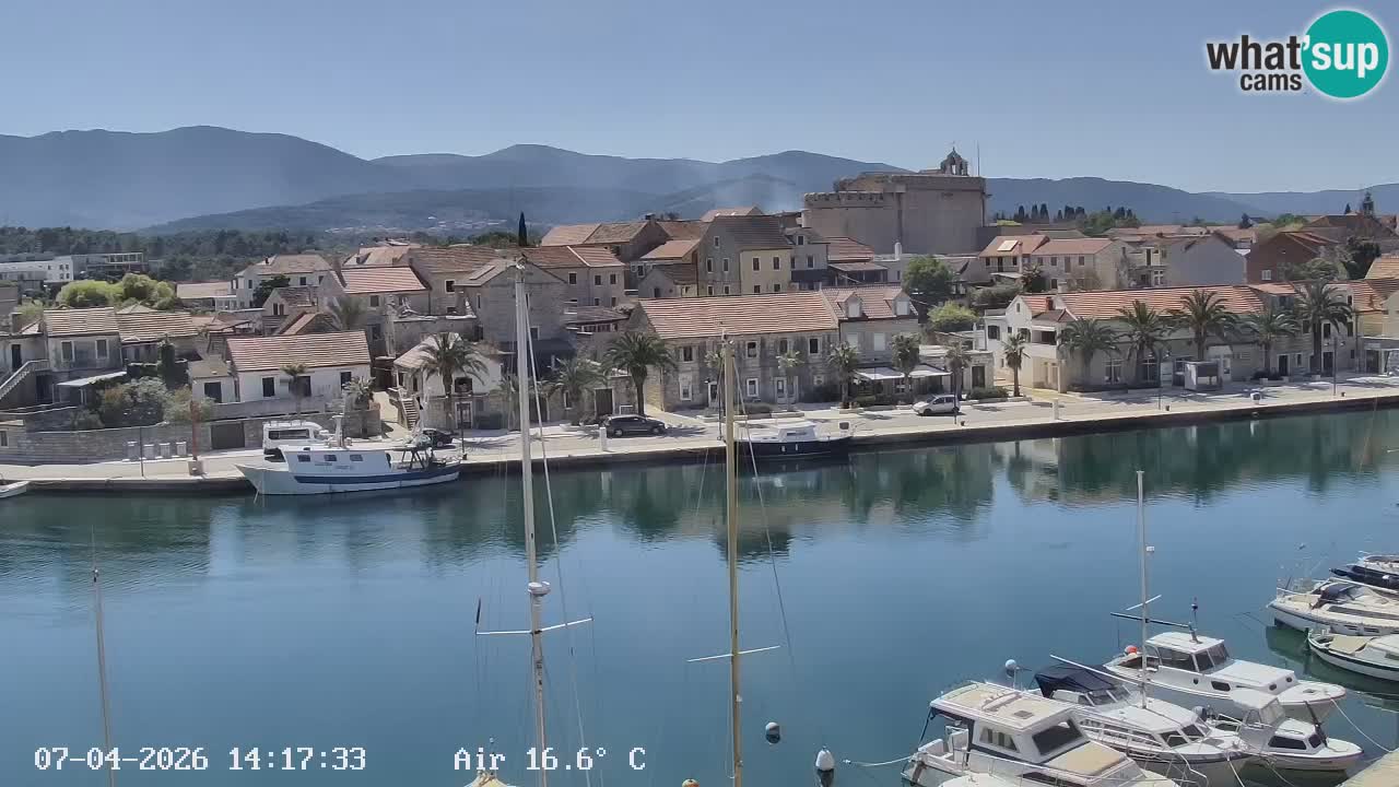 Livecam Vrboska marina | Hvar island | Dalmatia