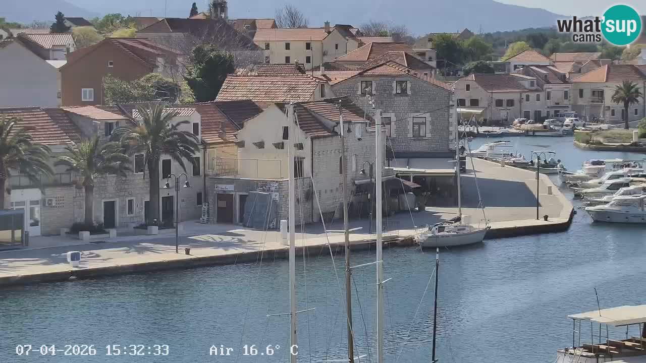 Livecam Hvar Vrboska marina | Île de Hvar | Dalmatia