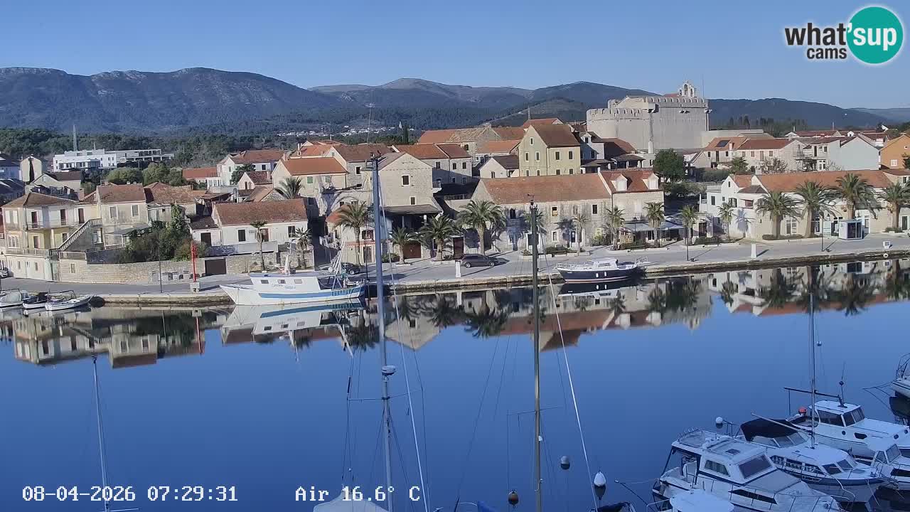 Web kamera Hvar Vrboska marina | otok Hvar | Dalmacija